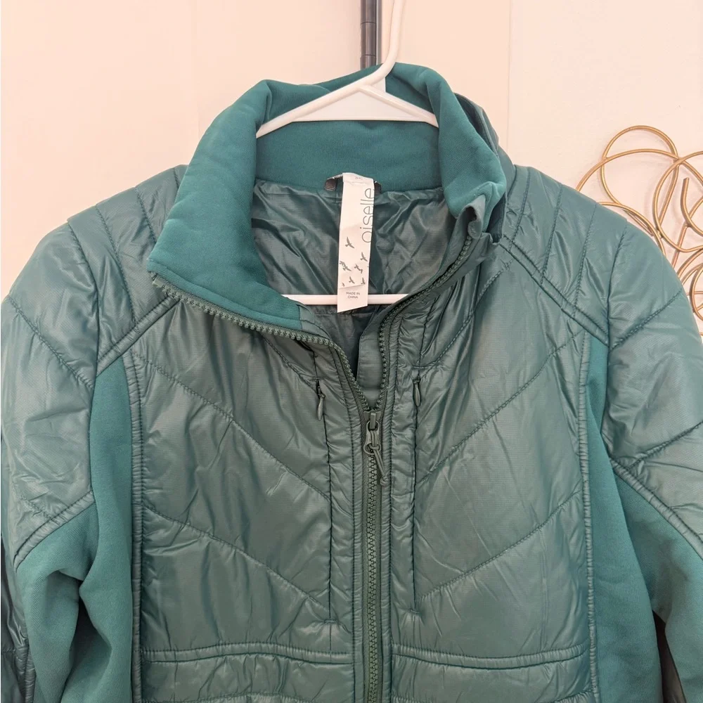 Oiselle Women's Green Yeti One-Piece Snowsuit - Picture 2 of 4
